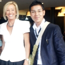 Bersama Kim Kiyosaki (Istri Robert Kiyosaki)